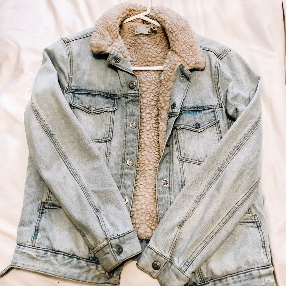 TopShop Moto Denim Jacket